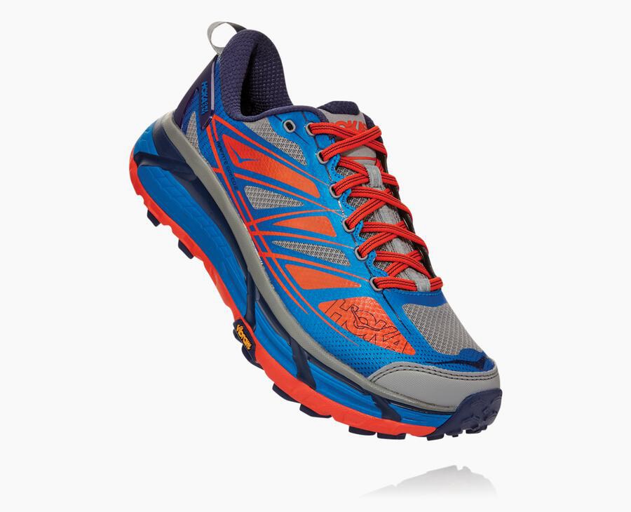 Trail Shoes Mens - Hoka One One Mafate Speed 2 - Blue - XBSWNMA-53